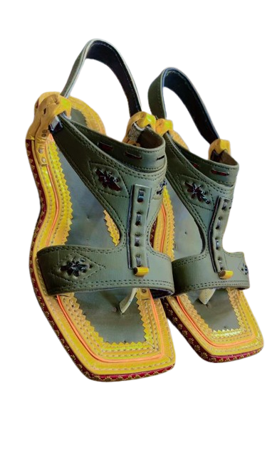 Premium Leather Nubic Green