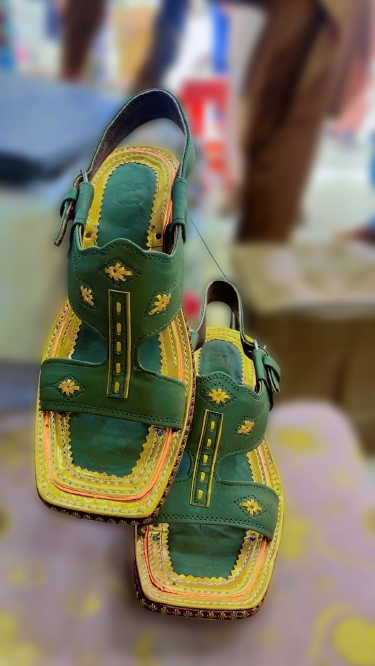 Premium Leather Nubic Strap Green