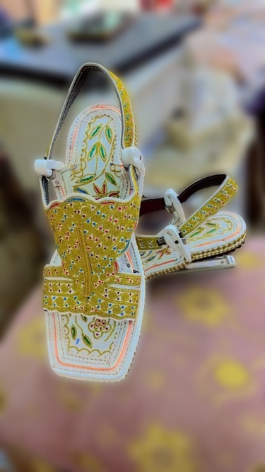 White Golden CR Pure Leather