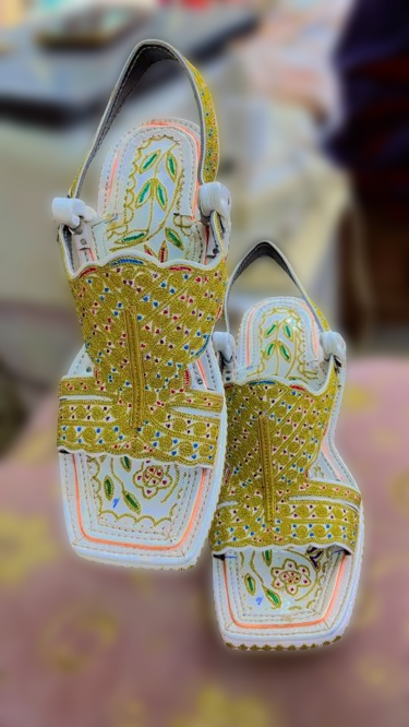 White Golden CR Pure Leather
