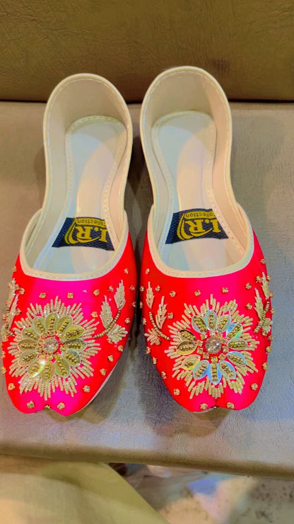 Premium Ladies Khussa-Red