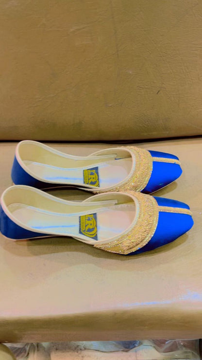 Premium ladies Fancy Khussa-Blue