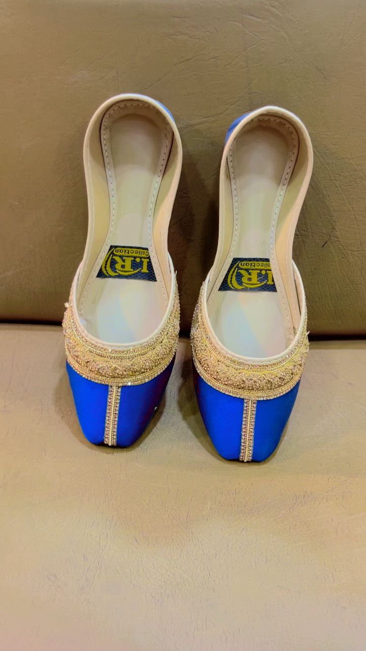 Premium ladies Fancy Khussa-Blue