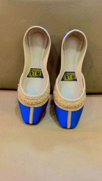 Premium ladies Fancy Khussa-Blue