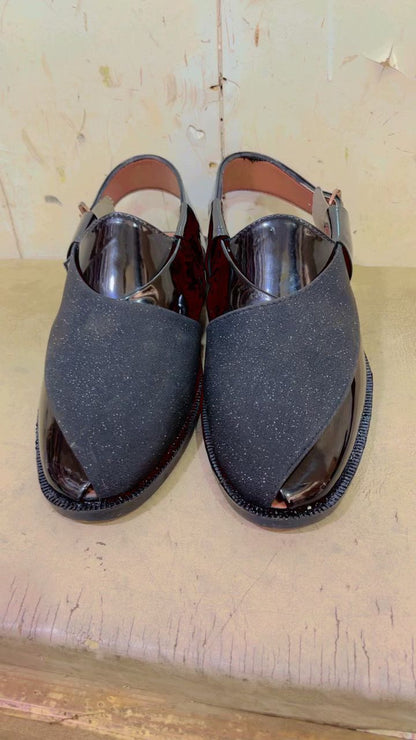 Black chunky boot shape