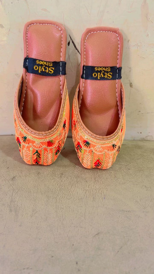 Baby Open Orange Sliper