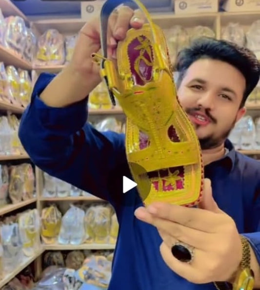 premium Golden  taj lava strap