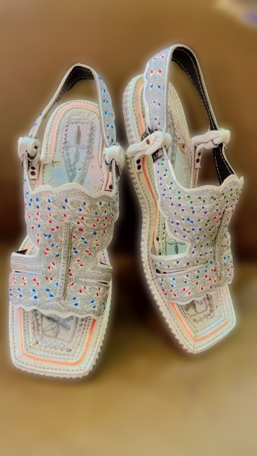 White Silver CR Pure  Leather